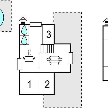 Three-bedroom In Casa de Férias