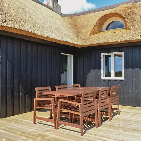 Beach Front Home In Knebel With House Sea View Knebel