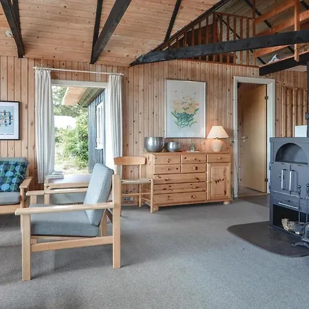 Beach Front Home In Knebel With House Sea View *